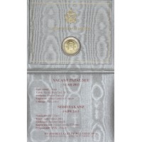 Монета Ватикан 2 евро 2013 Вакантный престол (буклет)