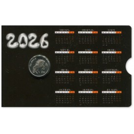 Монета Приднестровье 1 рубль 2025 Год лошади 2026 в буклете