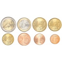 Испания Годовой набор монет евро 2015 (8 шт)