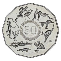 Австралия 50 центов 2005 XVIII Игры Содружества