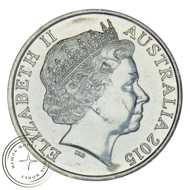 Австралия 20 центов 2015 АНЗАК - ПМВ 1914-1918