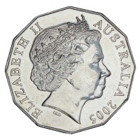 Монета Австралия 50 центов 2005 XVIII Игры Содружества