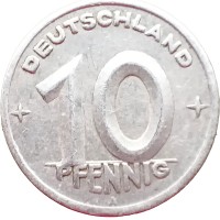 Монета Германия (ГДР) 10 пфеннигов 1948