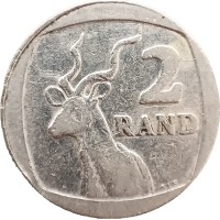 Монета ЮАР 2 ранда 1990