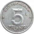 Германия (ГДР) 5 пфеннигов 1949