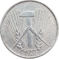 Германия (ГДР) 1 пфенниг 1952