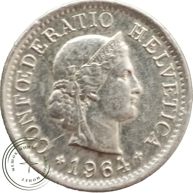 Швейцария 5 раппенов 1964 — 937045720
