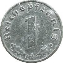 Монета Германия 1 рейхспфенниг 1940