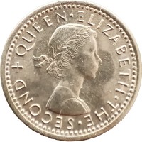 Новая Зеландия 3 пенса 1964