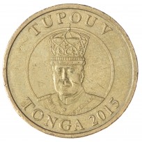 Монета Тонга 1 паанга 2015