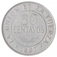 Боливия 50 сентаво 1997