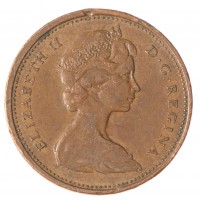 Монета Канада 1 цент 1967 100 лет Конфедерации Канада