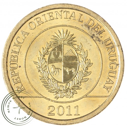 Уругвай 2 песо 2011