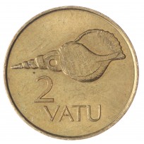 Монета Вануату 2 вату 2002