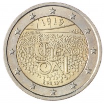 Монета Ирландия 2 евро 2019 100 лет со дня первого заседания Дойл Эрен