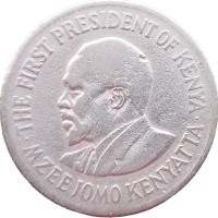 Монета Кения 1 шиллинг 1974