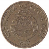 Монета Коста-Рика 100 колон 2007