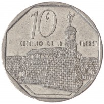 Монета Куба 10 сентаво 1999