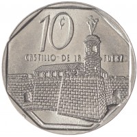 Монета Куба 10 сентаво 2009