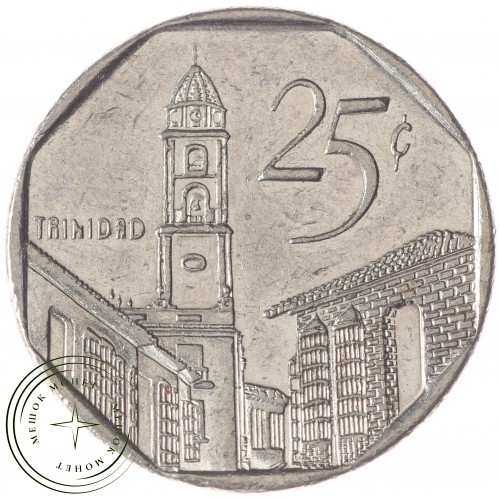 Куба 25 сентаво 2001