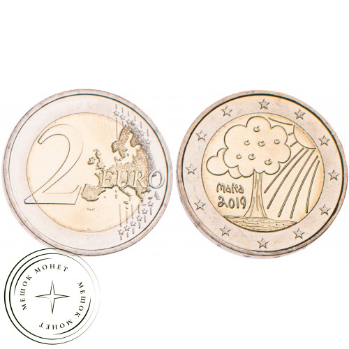 Мальта 2 евро 2019 Природа и окружающая среда — 93699754