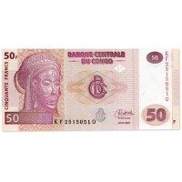 Банкнота Конго 50 франков 2022