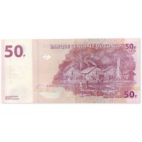 Банкнота Конго 50 франков 2022