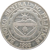 Монета Филиппины 1 песо 2003