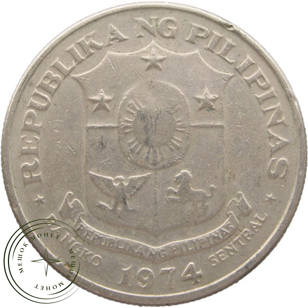 Филиппины 1 песо 1974