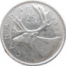 Канада 25 центов 1978 Олень