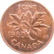Канада 1 цент 1980