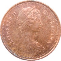 Канада 1 цент 1980