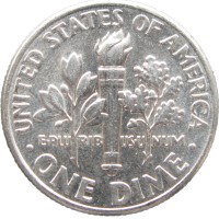 США 10 центов 2004