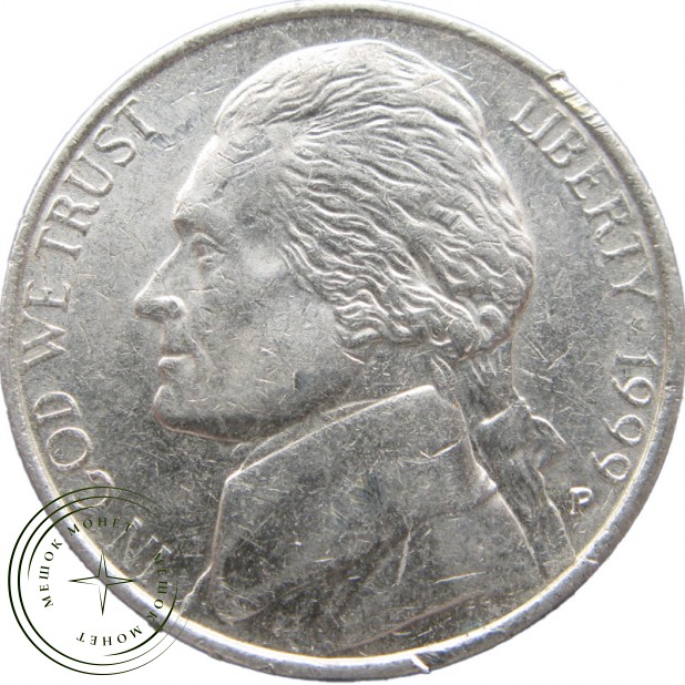 США 5 центов 1999