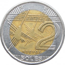 Монета Перу 2 соль 2012