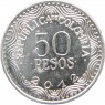 Колумбия 50 песо 2012