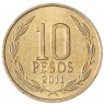 Чили 10 песо 2011
