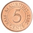 Маврикий 5 центов 2012