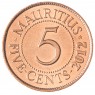 Маврикий 5 центов 2012 - 937031573