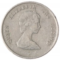 Монета Восточные карибы 10 центов 1999