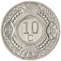 Монета Антильские острова 10 центов 2010