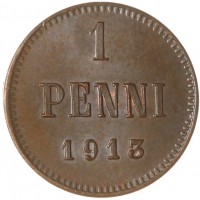 1 пенни 1913