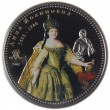 Острова Кука 10 долларов 2008 Русская царица Анна Иоанновна