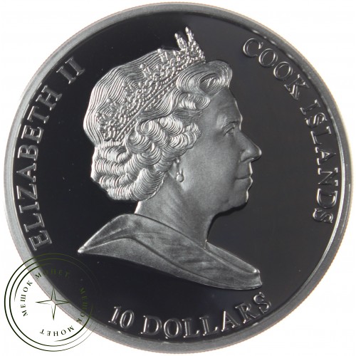 Острова Кука 10 долларов 2008 Русская царица Анна Иоанновна — 63081955