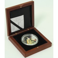 Монета Острова Кука 10 долларов 2008 Русская царица Анна Иоанновна