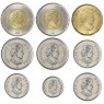 Канада 2017 150 лет Конфедерации Набор из 9 монет