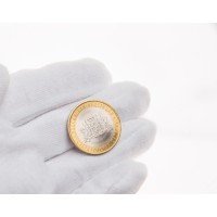 Монета 10 рублей 2008 Свердловская область СПМД UNC