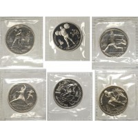 Набор монет 1 рубль СССР 1992 XXV летние Олимпийские игры в Барселоне