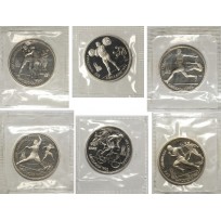 Набор монет 1 рубль СССР 1992 XXV летние Олимпийские игры в Барселоне