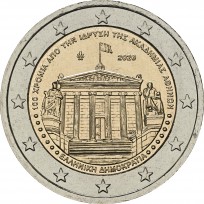 Греция 2 евро 2026 Афинская академия